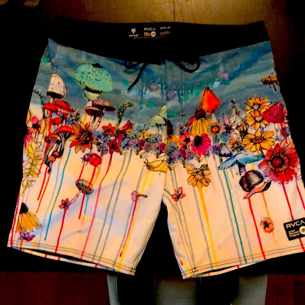 RVCA board shorts, Nature, Artist Network Program